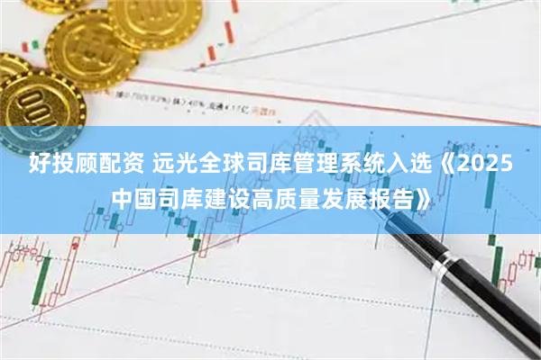 好投顾配资 远光全球司库管理系统入选《2025中国司库建设高质量发展报告》